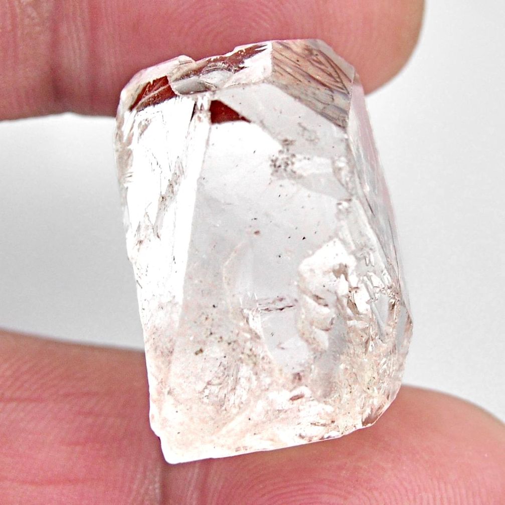  herkimer diamond white rough 25x17 mm loose gemstone s15770