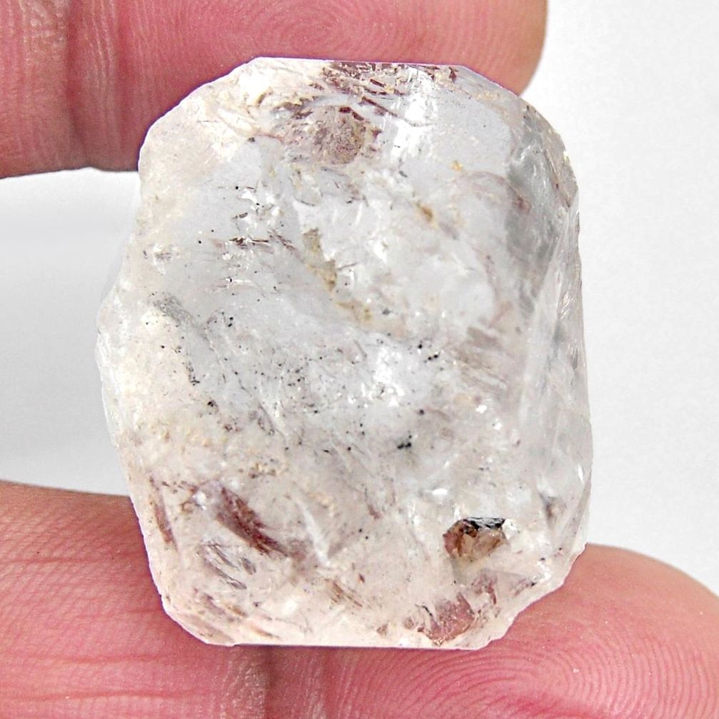  herkimer diamond white rough 29x22.5 mm loose gemstone s15780