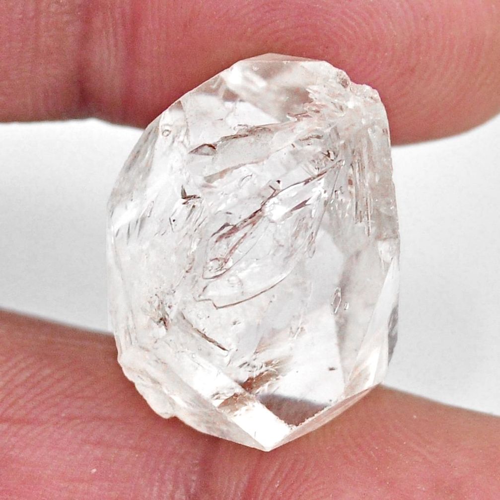  herkimer diamond white rough 20x15 mm loose gemstone s15781