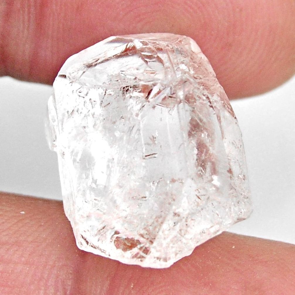  herkimer diamond white rough 18x15 mm loose gemstone s15782