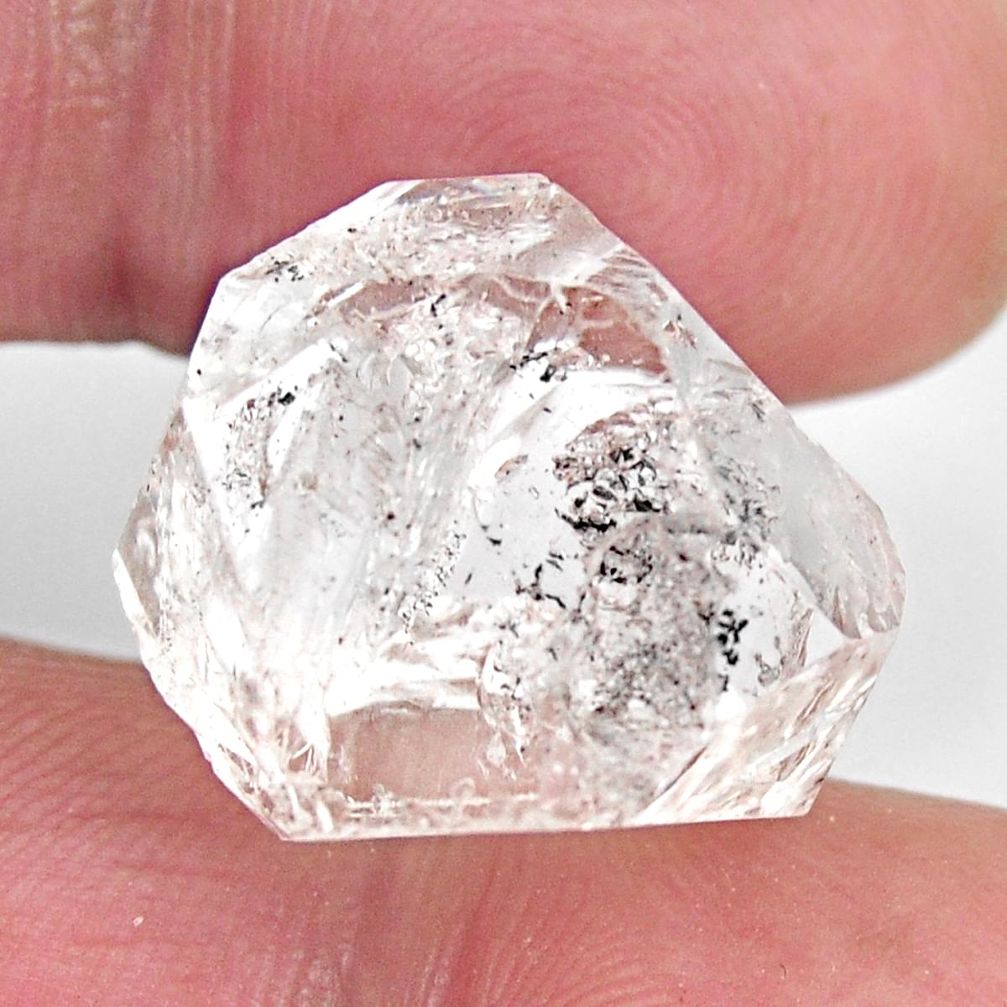  herkimer diamond white rough 17.5x16 mm loose gemstone s15788