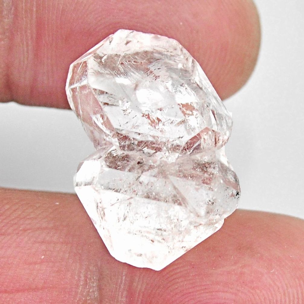  herkimer diamond white rough 23x15 mm loose gemstone s15789