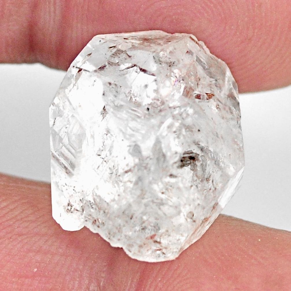  herkimer diamond white rough 18.5x15.5 mm loose gemstone s15793