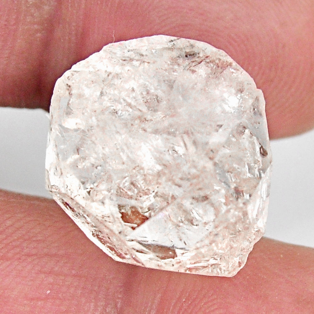  herkimer diamond white rough 17x16.5 mm loose gemstone s15799
