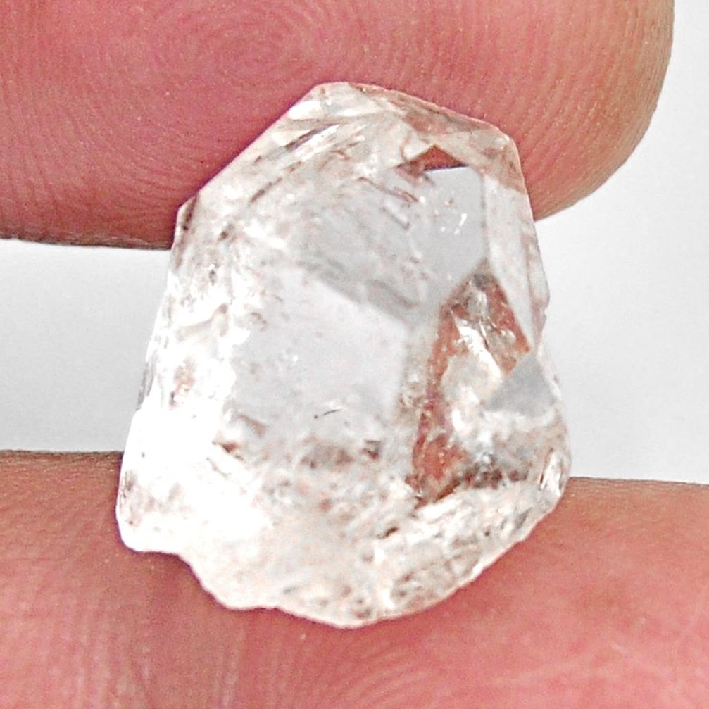  herkimer diamond white rough 15x13 mm loose gemstone s15804