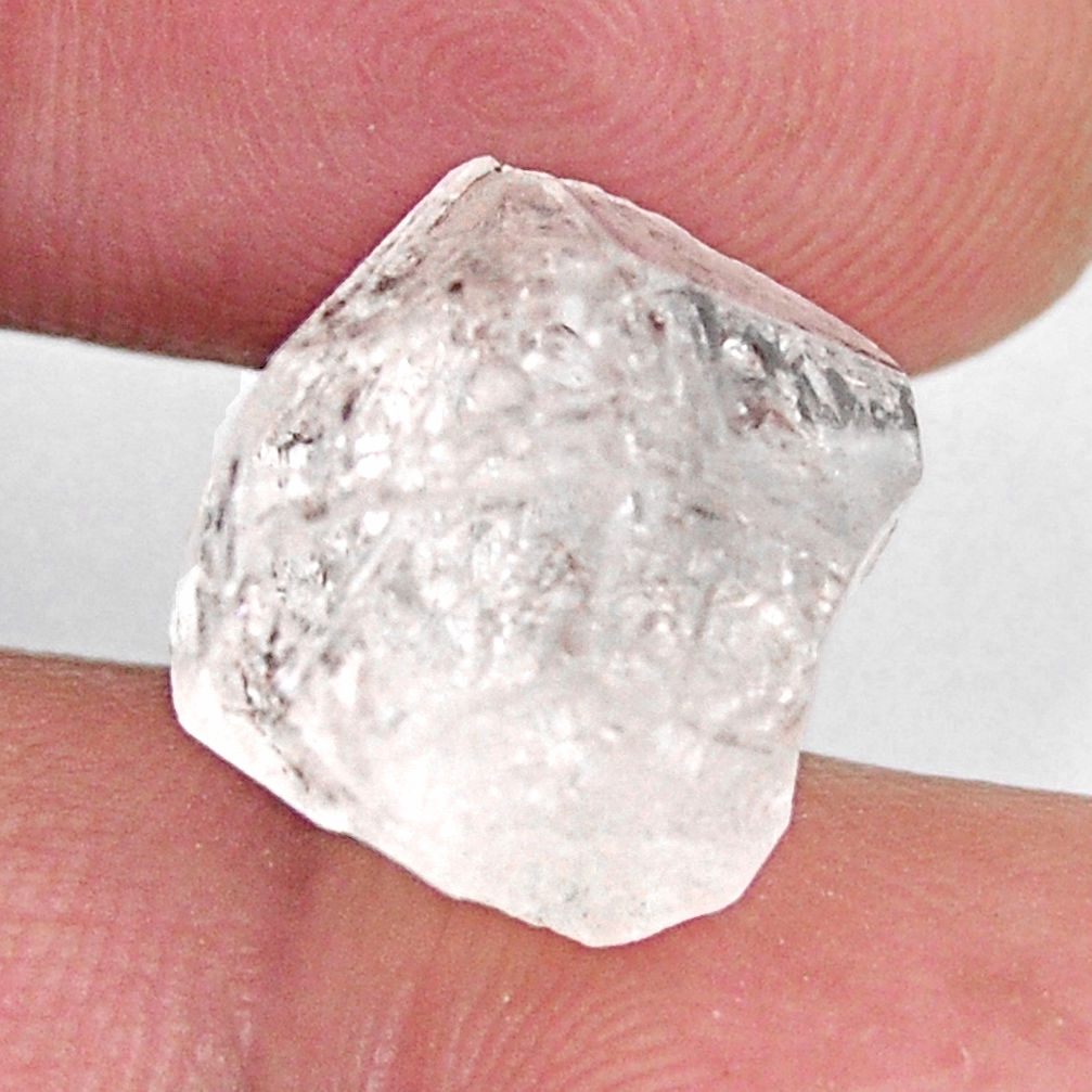  herkimer diamond white rough 14x12 mm loose gemstone s15805