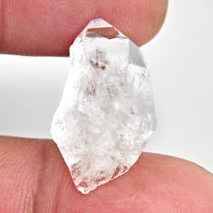  herkimer diamond white rough 23x11 mm loose gemstone s15809