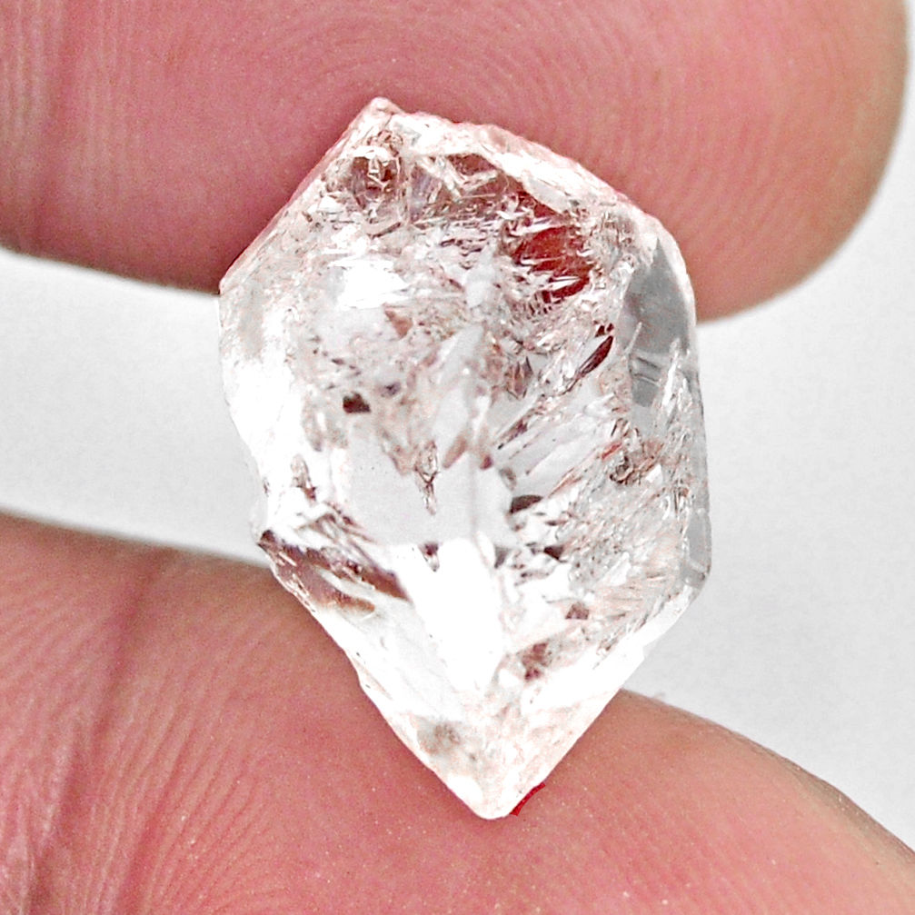  herkimer diamond white rough 19x11 mm loose gemstone s15814