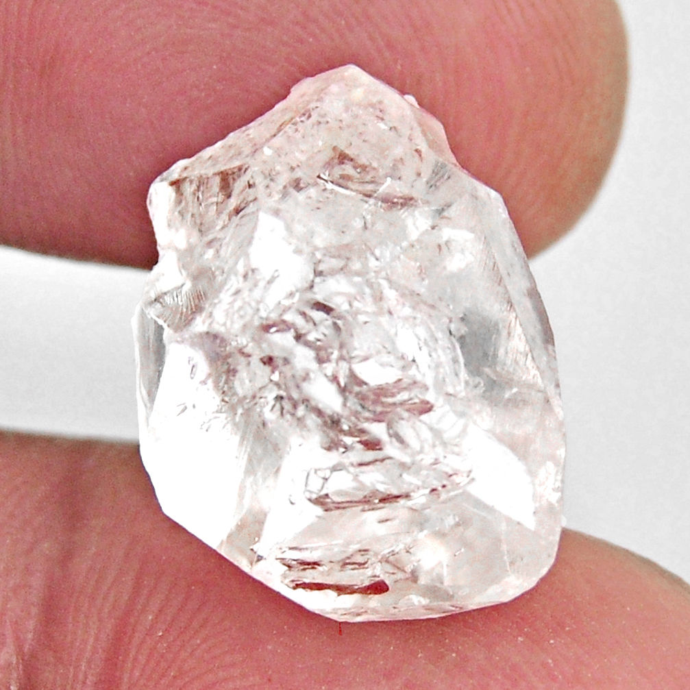  herkimer diamond white rough 18x13.5 mm loose gemstone s15815