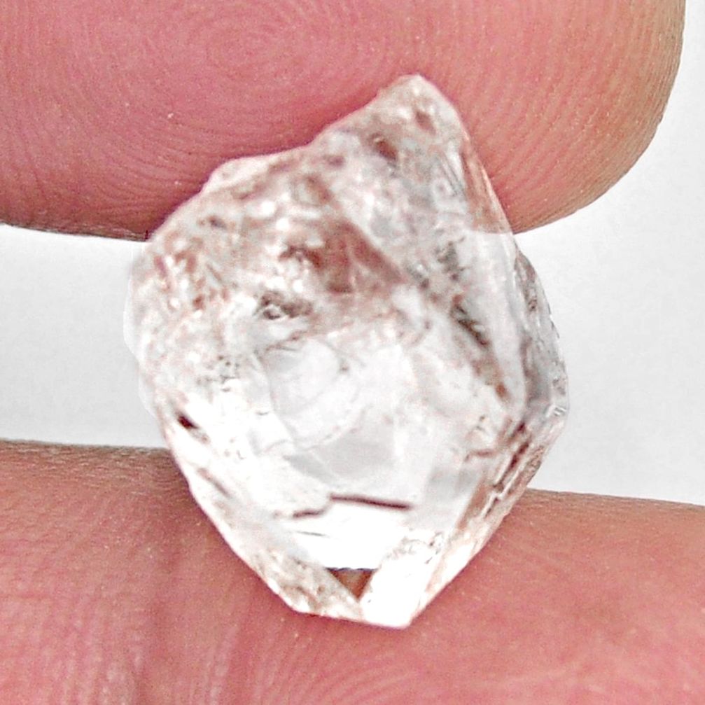  herkimer diamond white rough 14x11 mm loose gemstone s15817