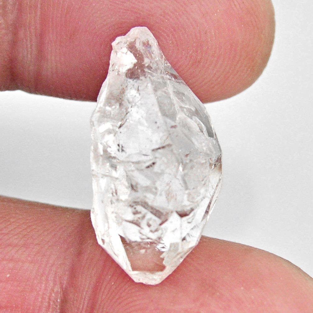  herkimer diamond white rough 23x12 mm loose gemstone s15820