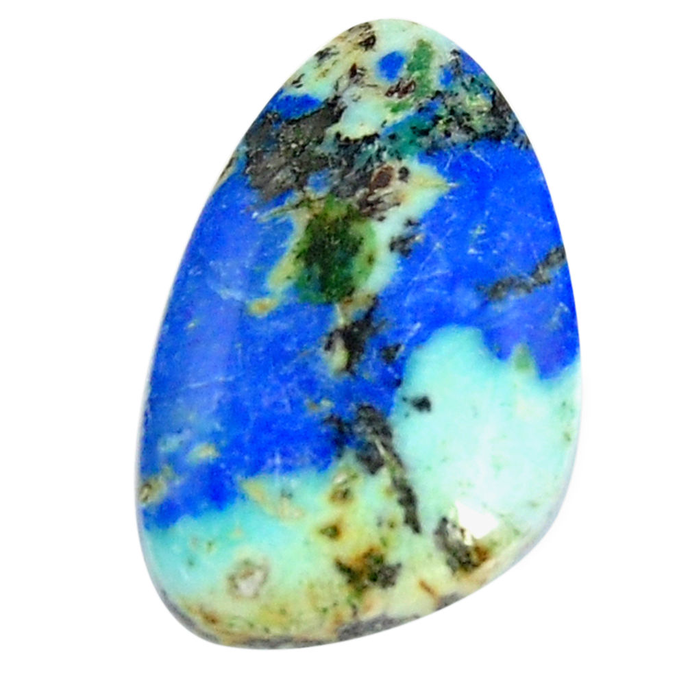  turquoise azurite cabochon 26.5x16.5 mm loose gemstone s15846