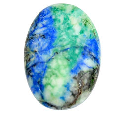  turquoise azurite cabochon 26x17 mm oval loose gemstone s15850