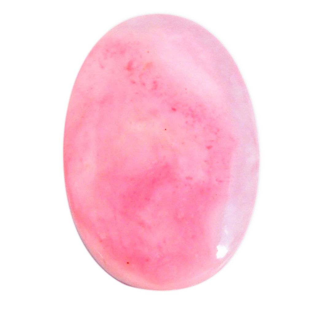  opal pink cabochon 33.5x22.5 mm oval loose gemstone s15975