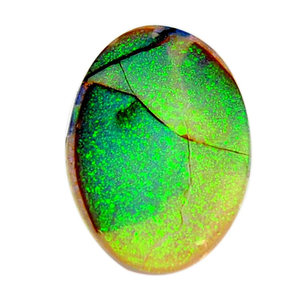 an fire opal green cabochon 26.5x18 mm loose gemstone s15995