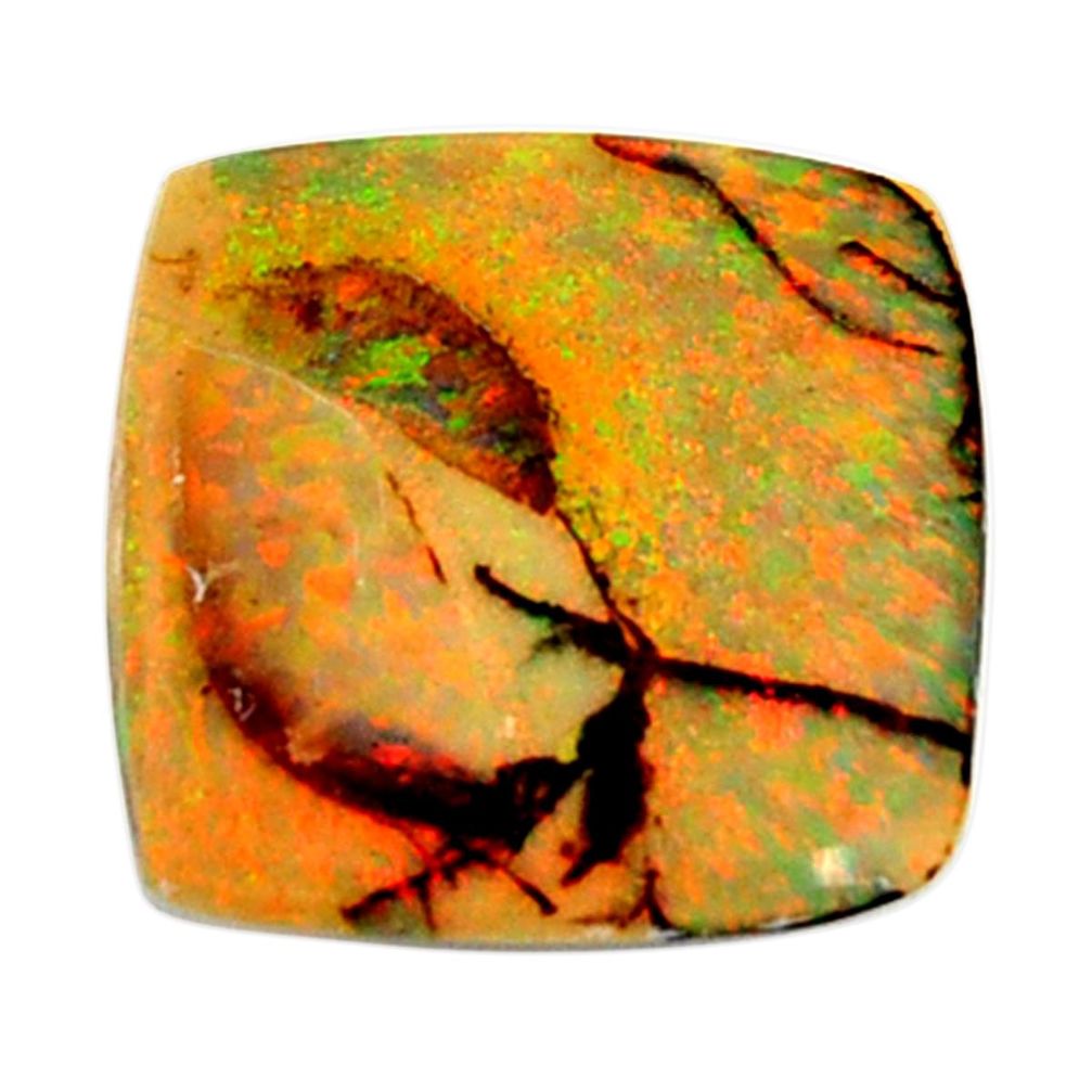 an fire opal green cabochon 19x19 mm loose gemstone s16012