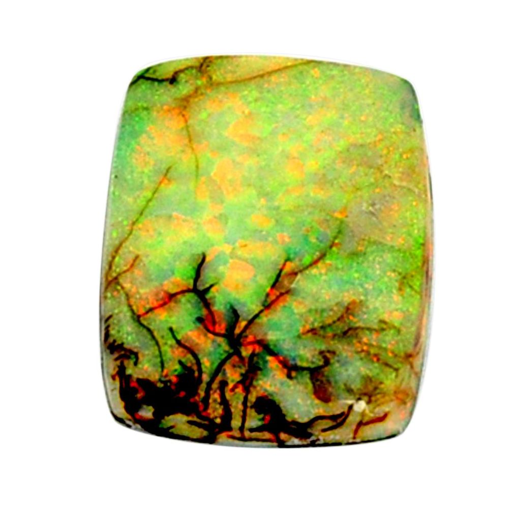an fire opal green cabochon 18x14 mm loose gemstone s16031