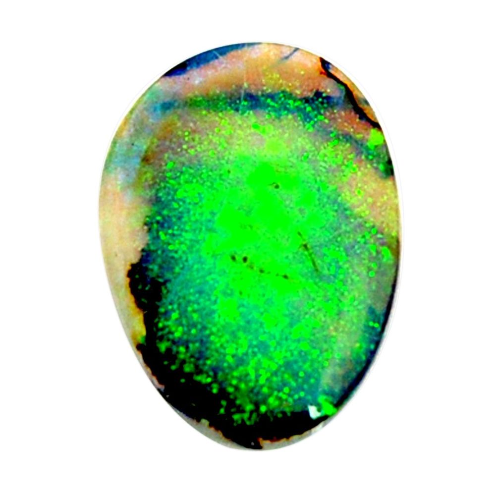 an fire opal green cabochon 21.5x15 mm loose gemstone s16033