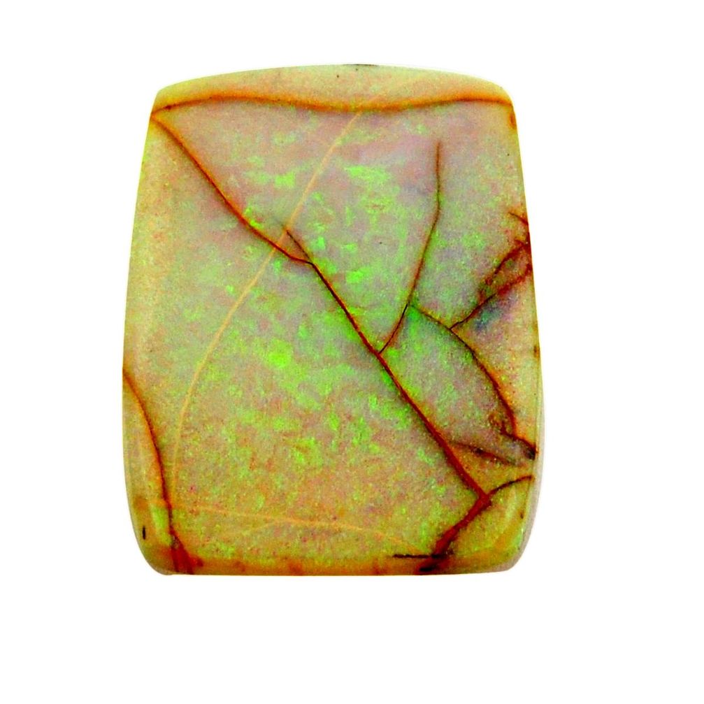 g opal multi color cabochon 32x24mm loose gemstone s16041