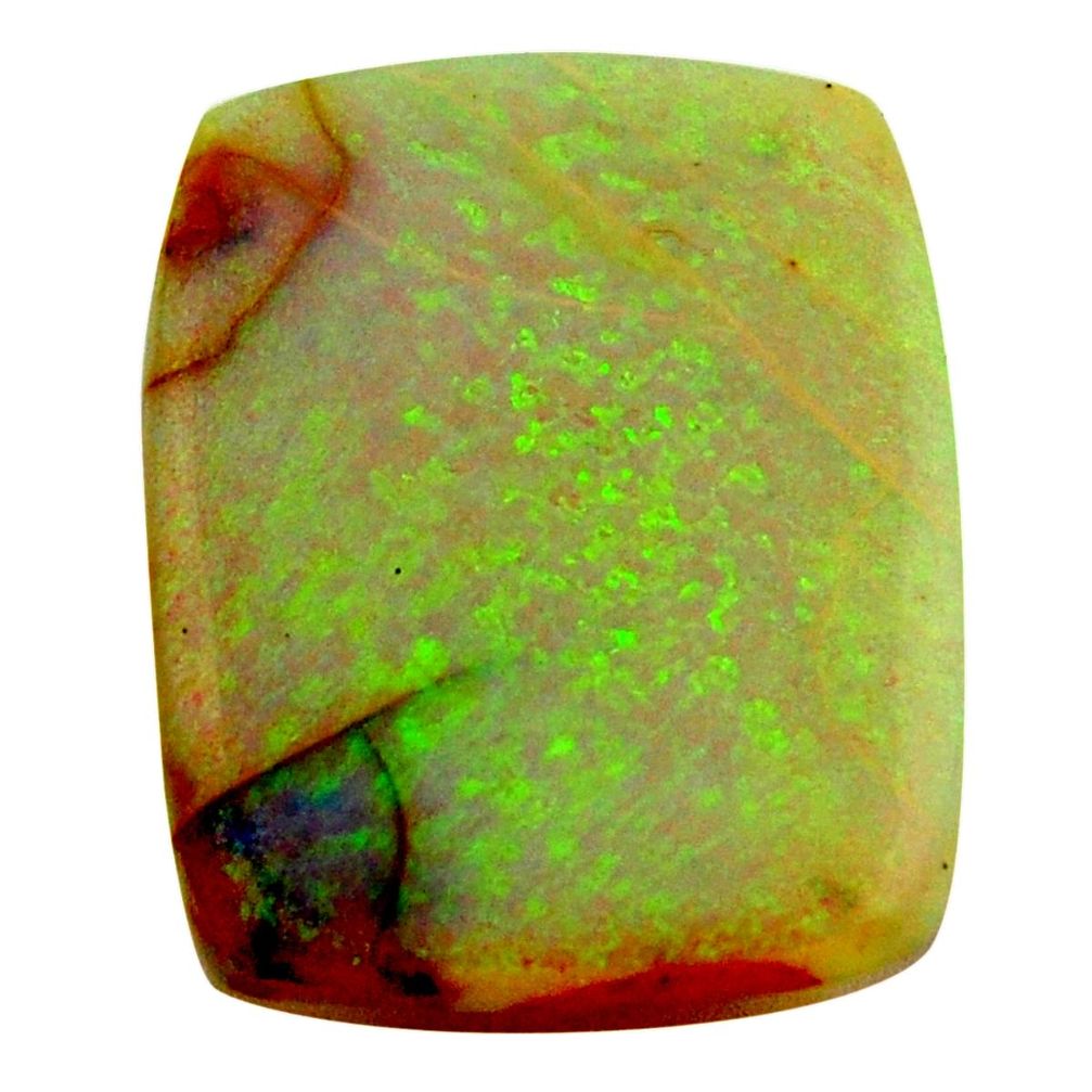 g opal multi color cabochon 31x24 mm loose gemstone s16045