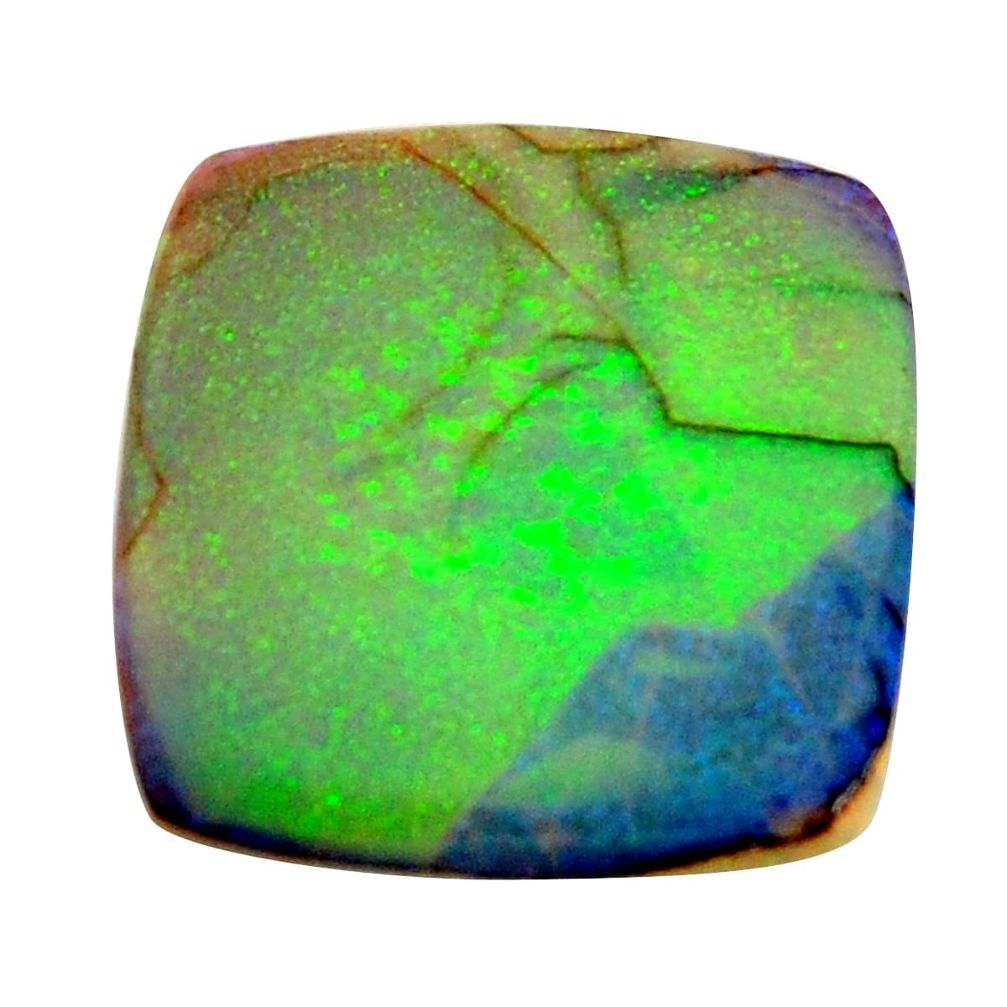 g opal multi color cabochon 22x22 mm loose gemstone s16051