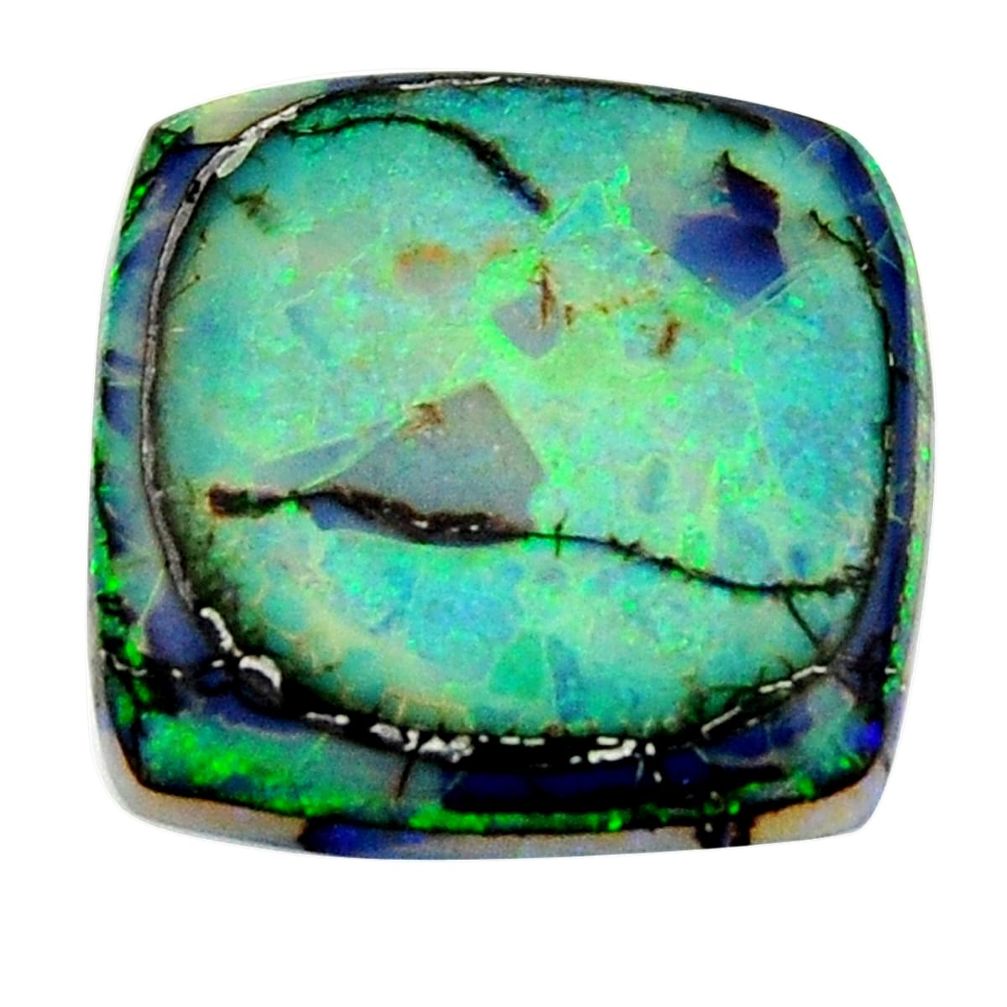 g opal multi color cabochon 22x22mm loose gemstone s16053