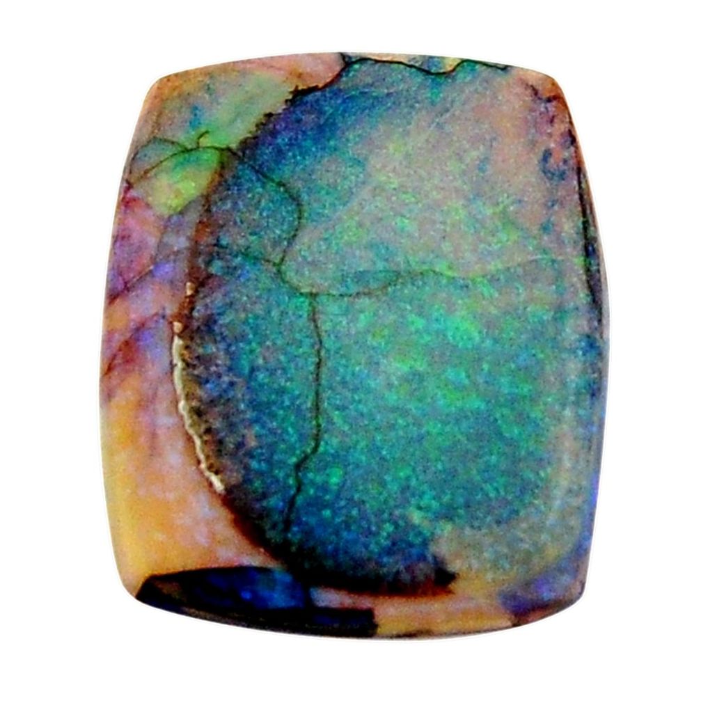  opal multi color cabochon 21x17 mm loose gemstone s16063