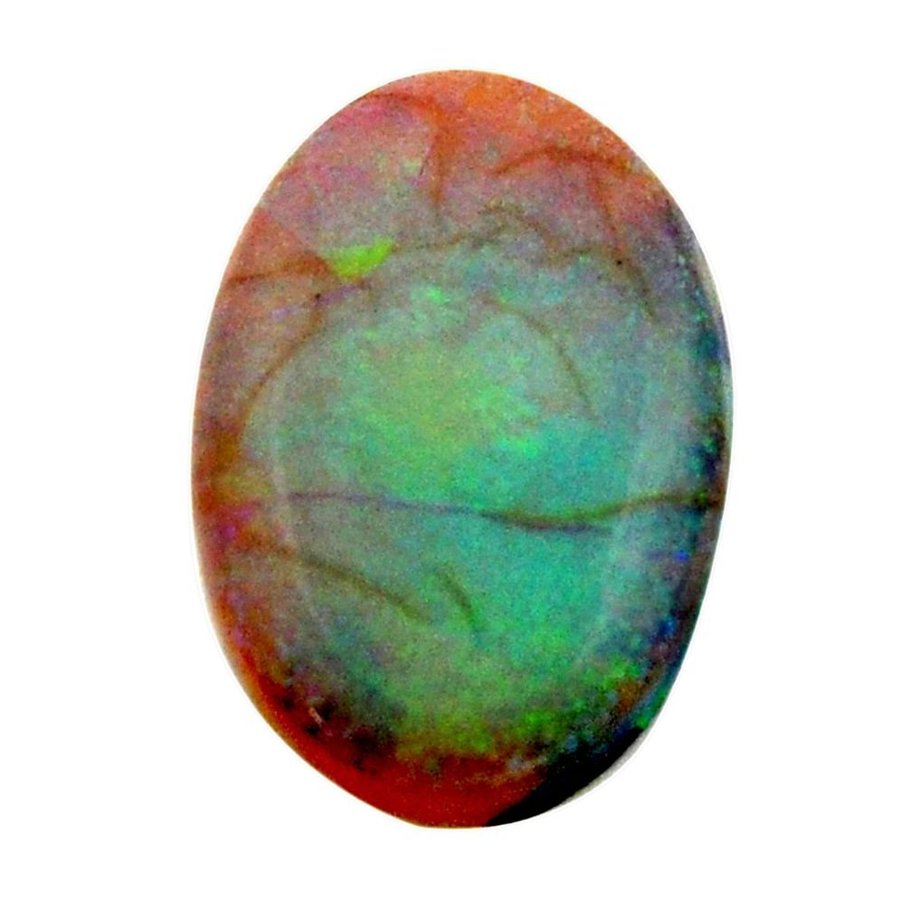  opal multi color cabochon 23.5x16 mm loose gemstone s16077
