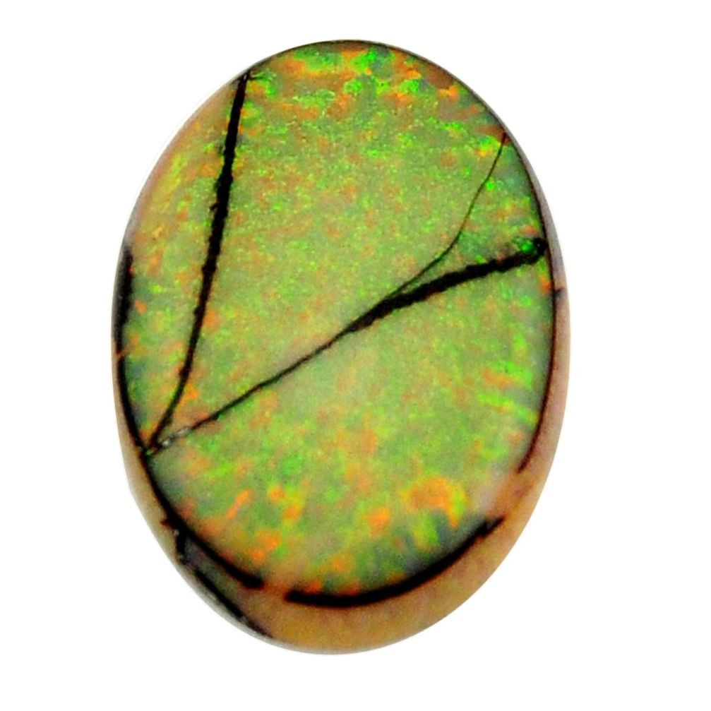  opal multi color cabochon 25x17 mm fancy loose gemstone s16080