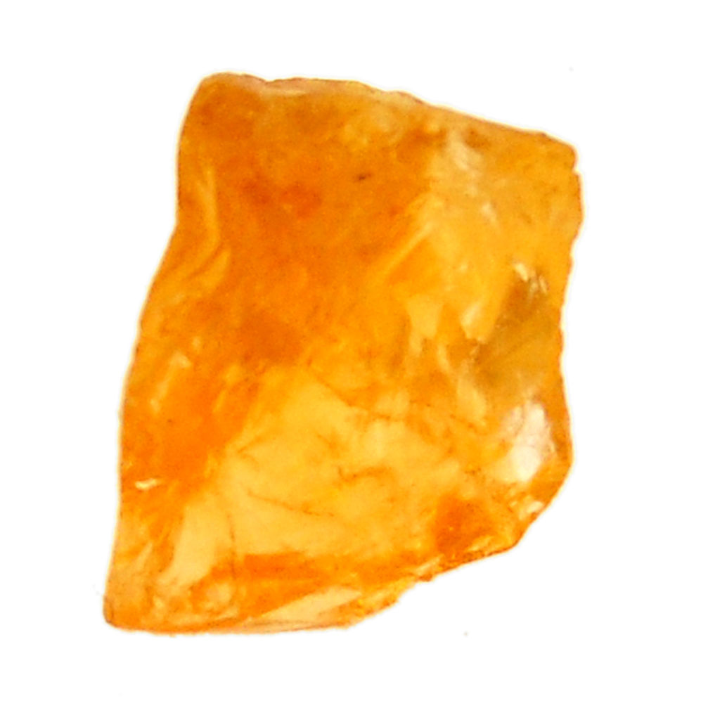 10.35cts citrine rough yellow rough 15x11 mm fancy loose gemstone s18389