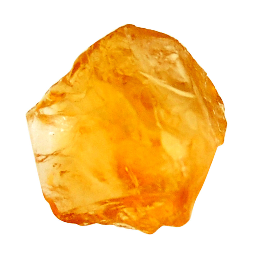 10.10cts citrine rough yellow rough 15x14 mm fancy loose gemstone s18394