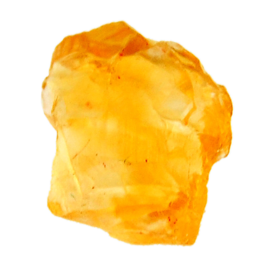 10.15cts citrine rough yellow rough 16x13.5 mm fancy loose gemstone s18381