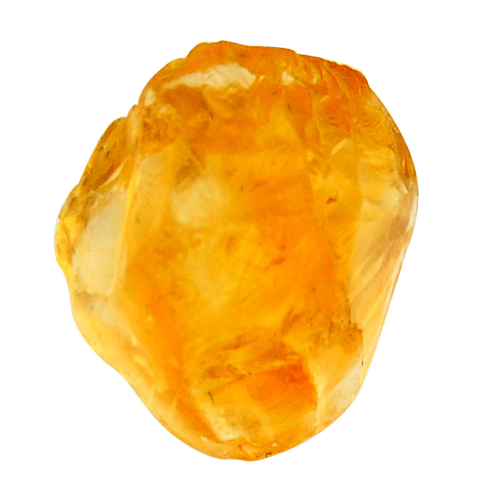 21.30cts citrine rough yellow rough 17x14 mm fancy loose gemstone s18395