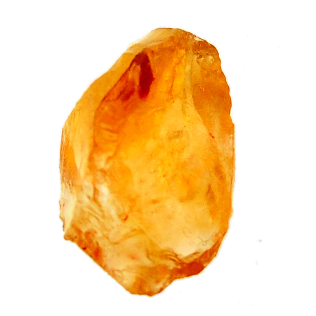 13.35cts citrine rough yellow rough 18.5x12 mm fancy loose gemstone s18386