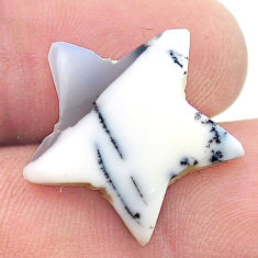 10.10cts dendrite opal (merlinite) 20x20 mm star fish loose gemstone s26885