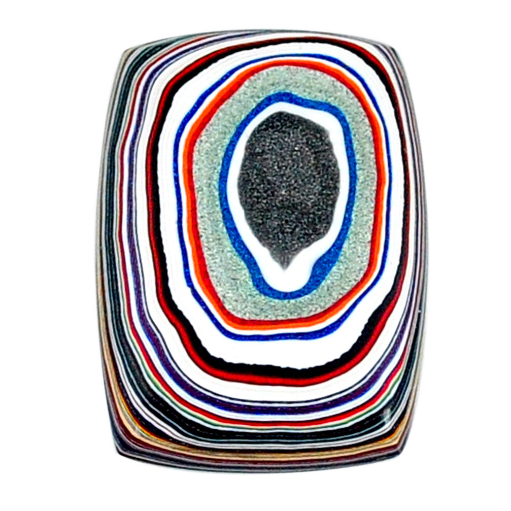 6.70cts fordite detroit agate cabochon 22x16 mm octagan loose gemstone s22544