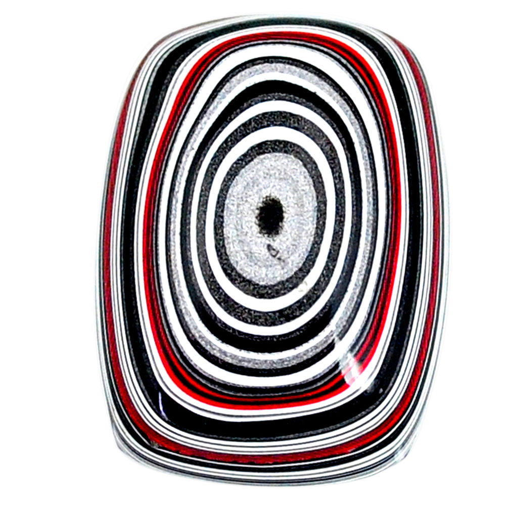 12.65cts fordite detroit agate cabochon 25x17.5 mm octagan loose gemstone s22479