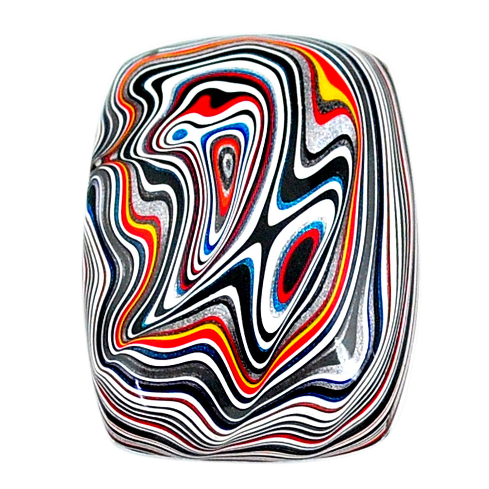 12.30cts fordite detroit agate cabochon 25x18 mm octagan loose gemstone s22478