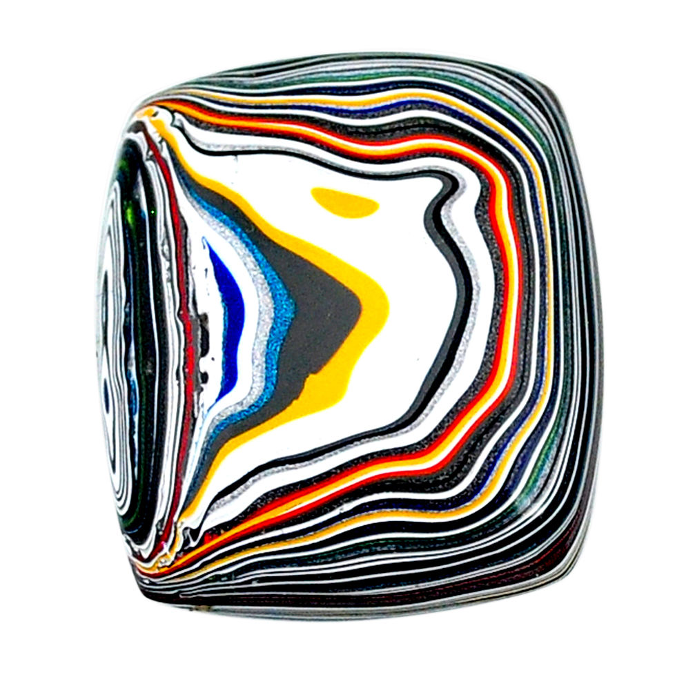 12.65cts fordite detroit agate cabochon 25x21 mm octagan loose gemstone s22455