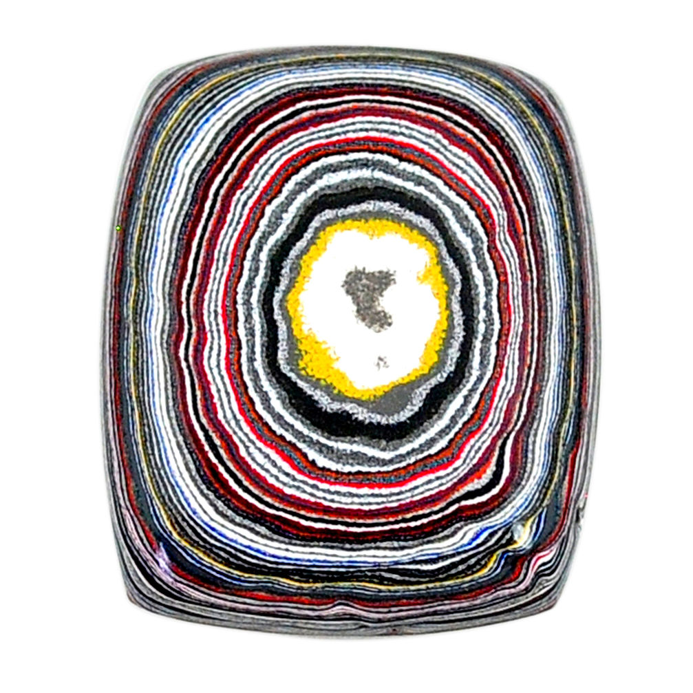 12.85cts fordite detroit agate cabochon 26x20 mm octagan loose gemstone s22458
