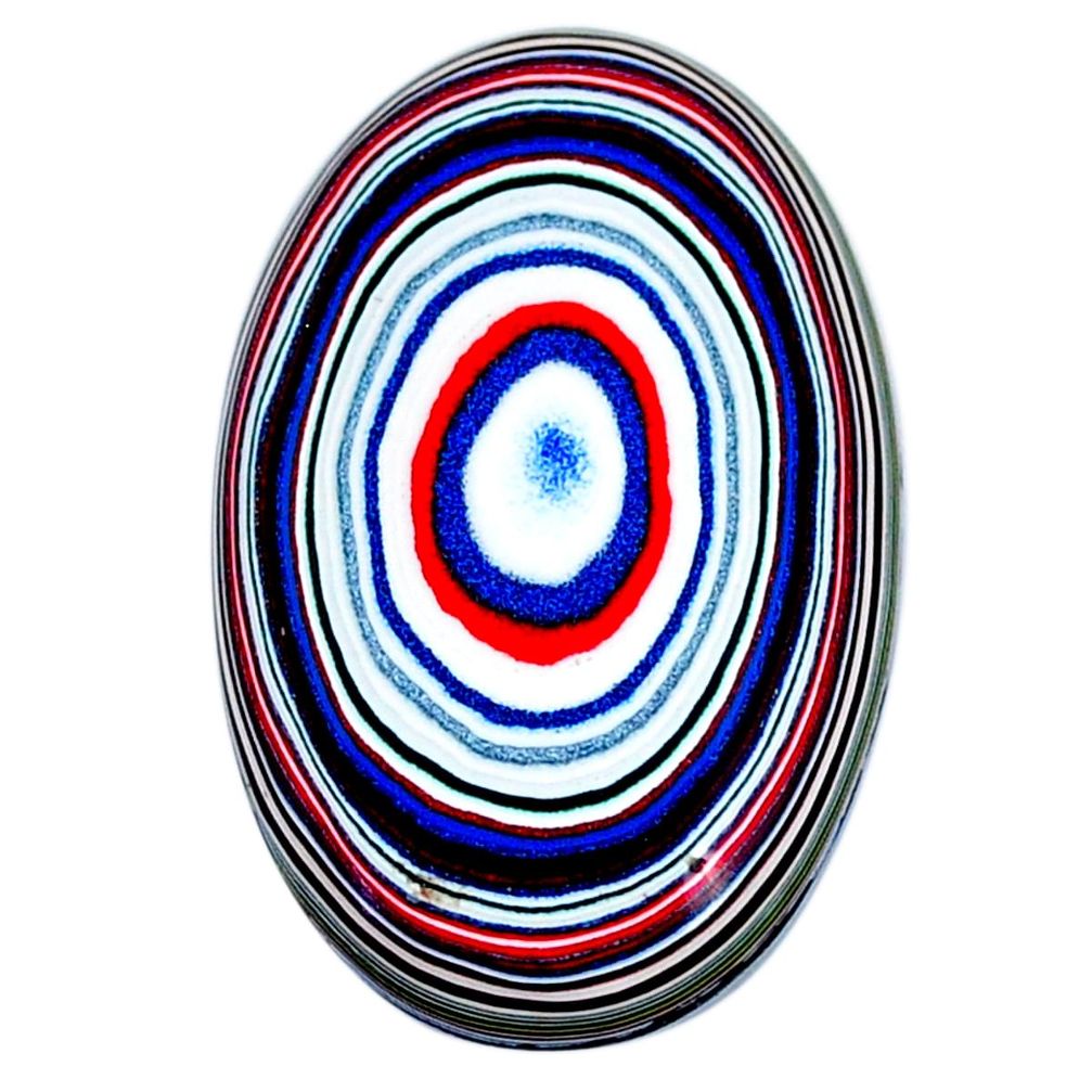 8.15cts fordite detroit agate cabochon 27x17 mm oval loose gemstone s21352