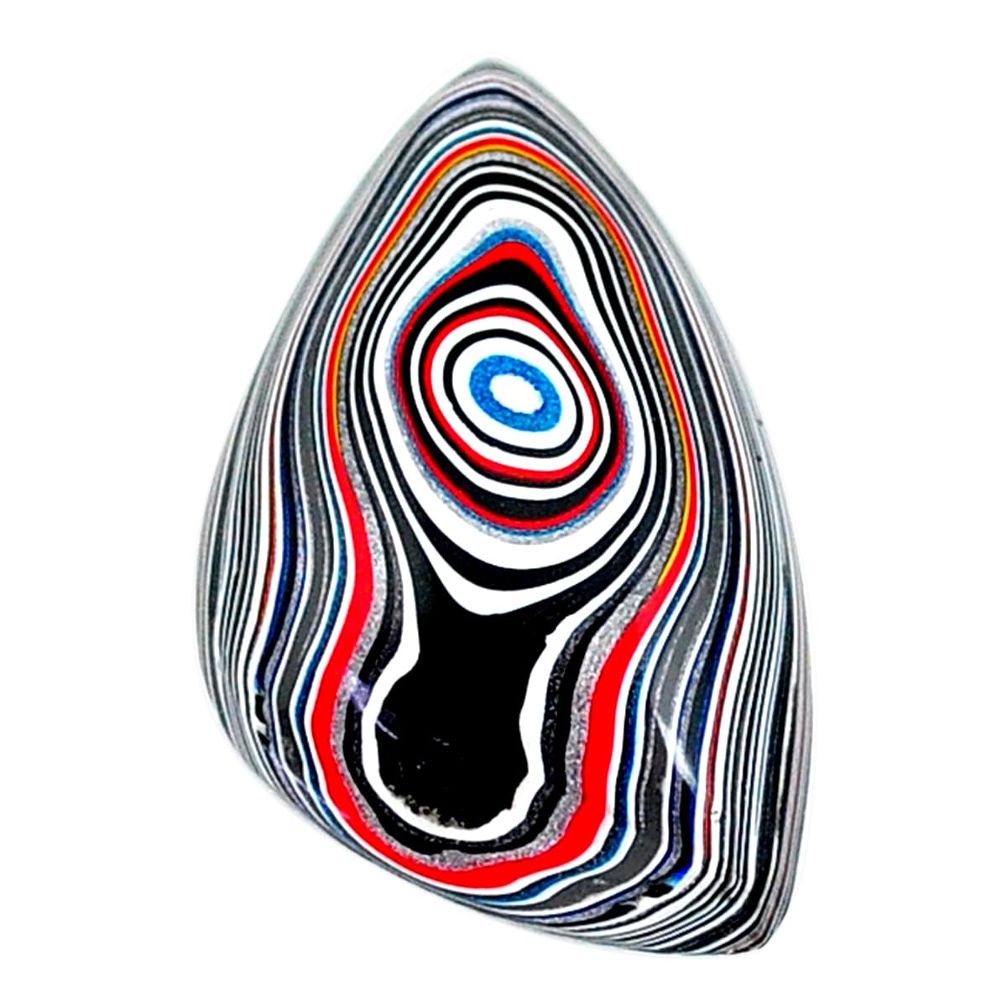 10.40cts fordite detroit agate cabochon 29x17 mm fancy loose gemstone s22466