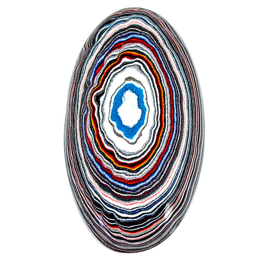 11.20cts fordite detroit agate cabochon 34x18.5 mm oval loose gemstone s22429