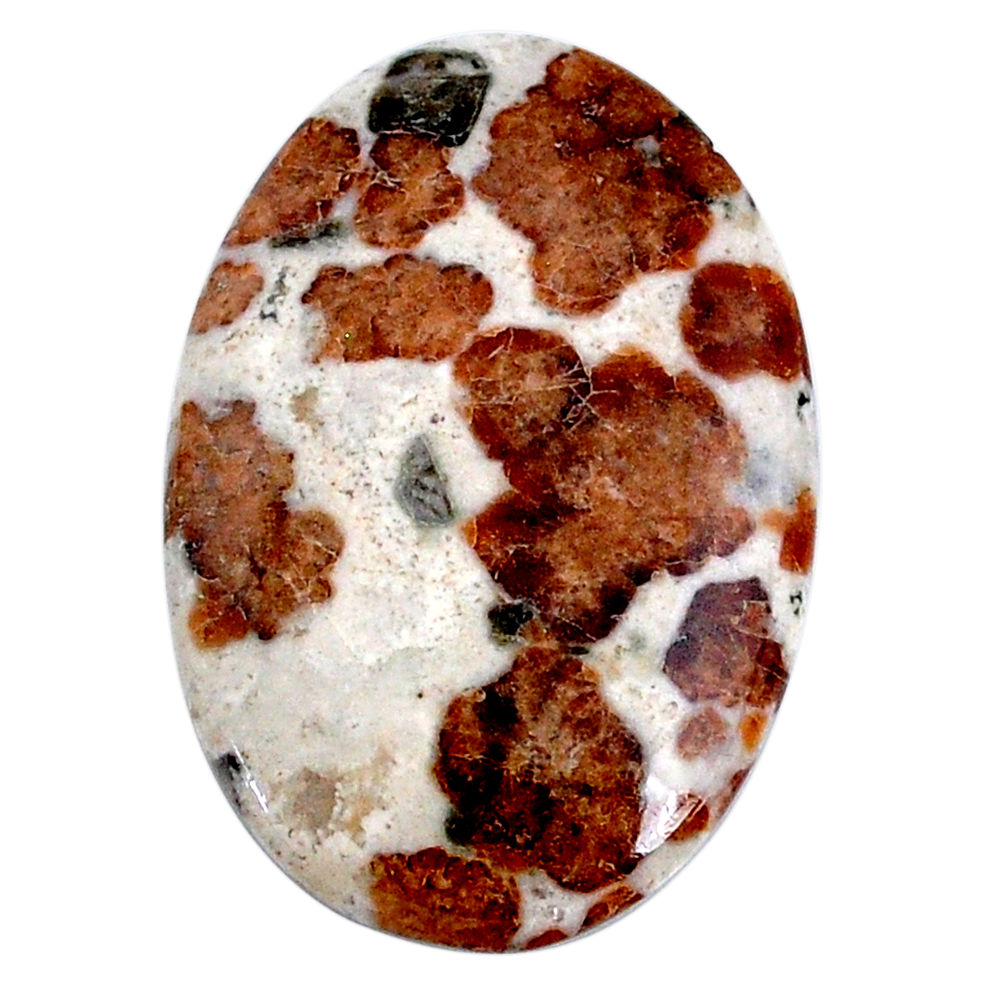 30.10cts garnet in limestone spessartine 35x23.5 mm oval loose gemstone s20896