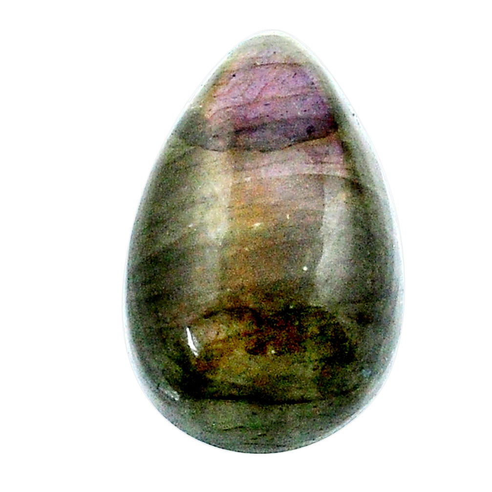 17.70cts labradorite spectrolite ( finland) 20x13 mm pear loose gemstone s27181