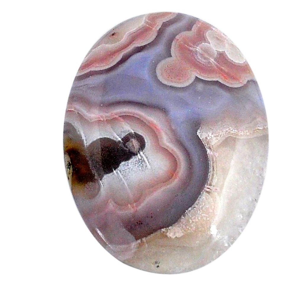 Natural 32.95cts agua nueva agate cabochon 33.5x25 mm loose gemstone s26233