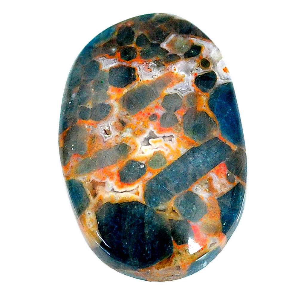 Natural 51.25cts apatite (madagascar) orange 33.5x22 mm loose gemstone s22800