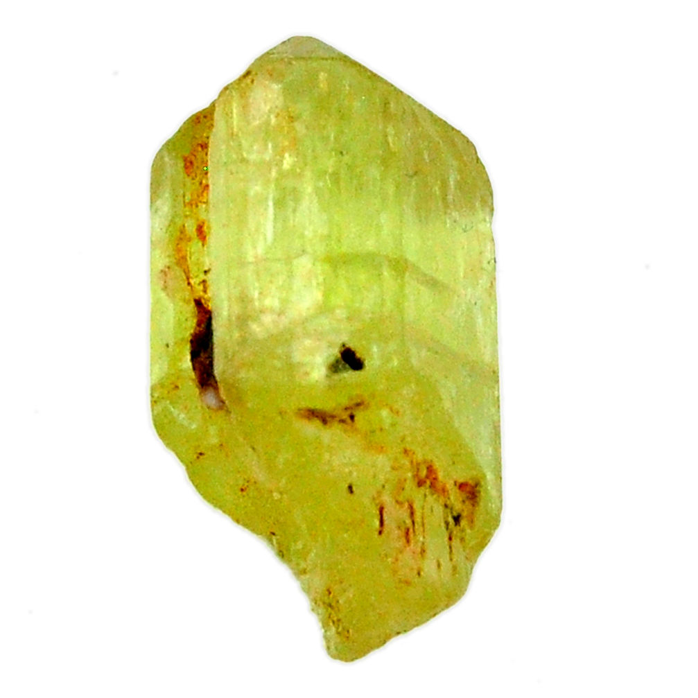 Natural 20.15cts apatite rough green rough 21x12 mm fancy loose gemstone s19969