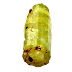 Natural 28.10cts apatite rough green rough 25x11 mm fancy loose gemstone s19971