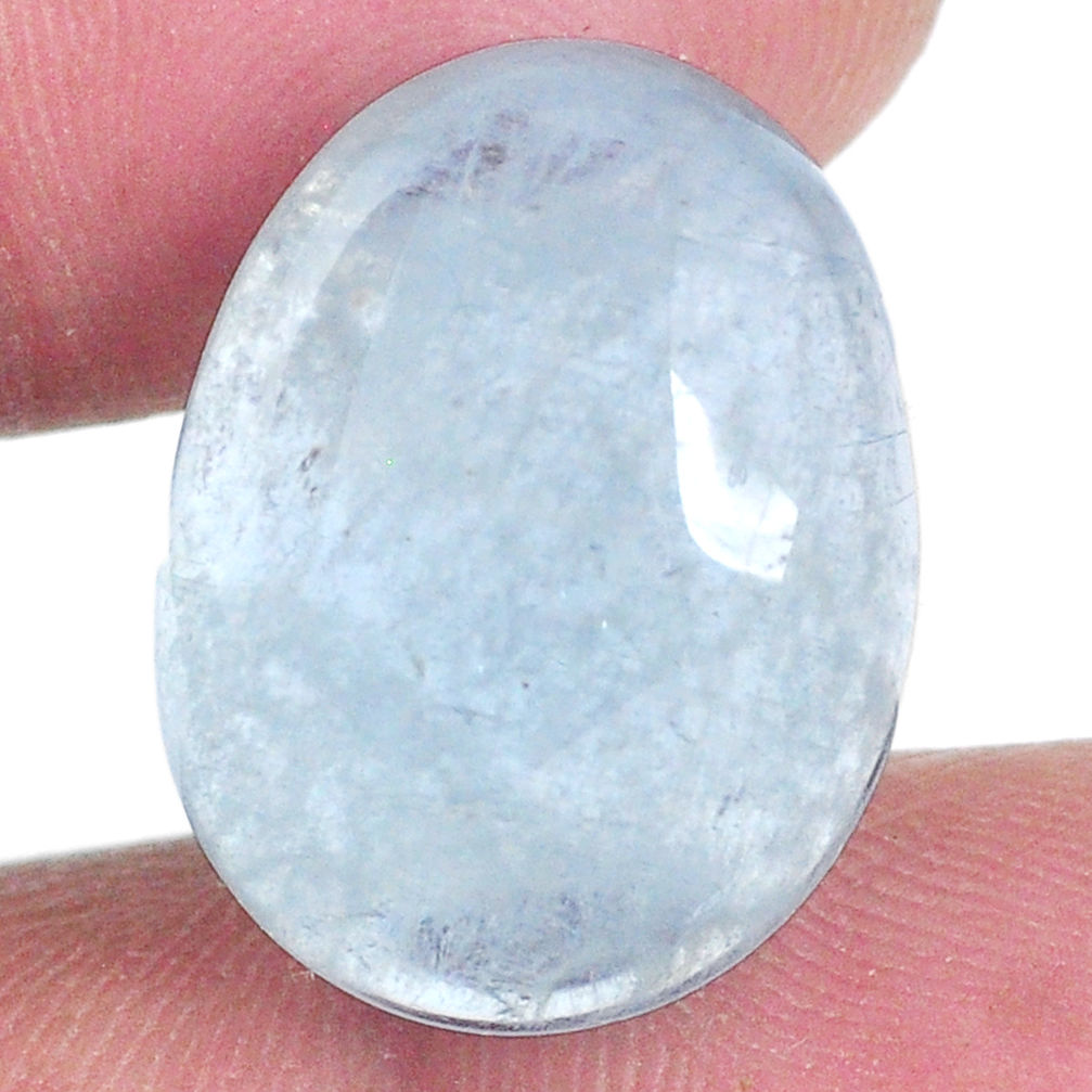 Natural 19.35cts aquamarine blue 20x16 mm fancy loose gemstone s20475